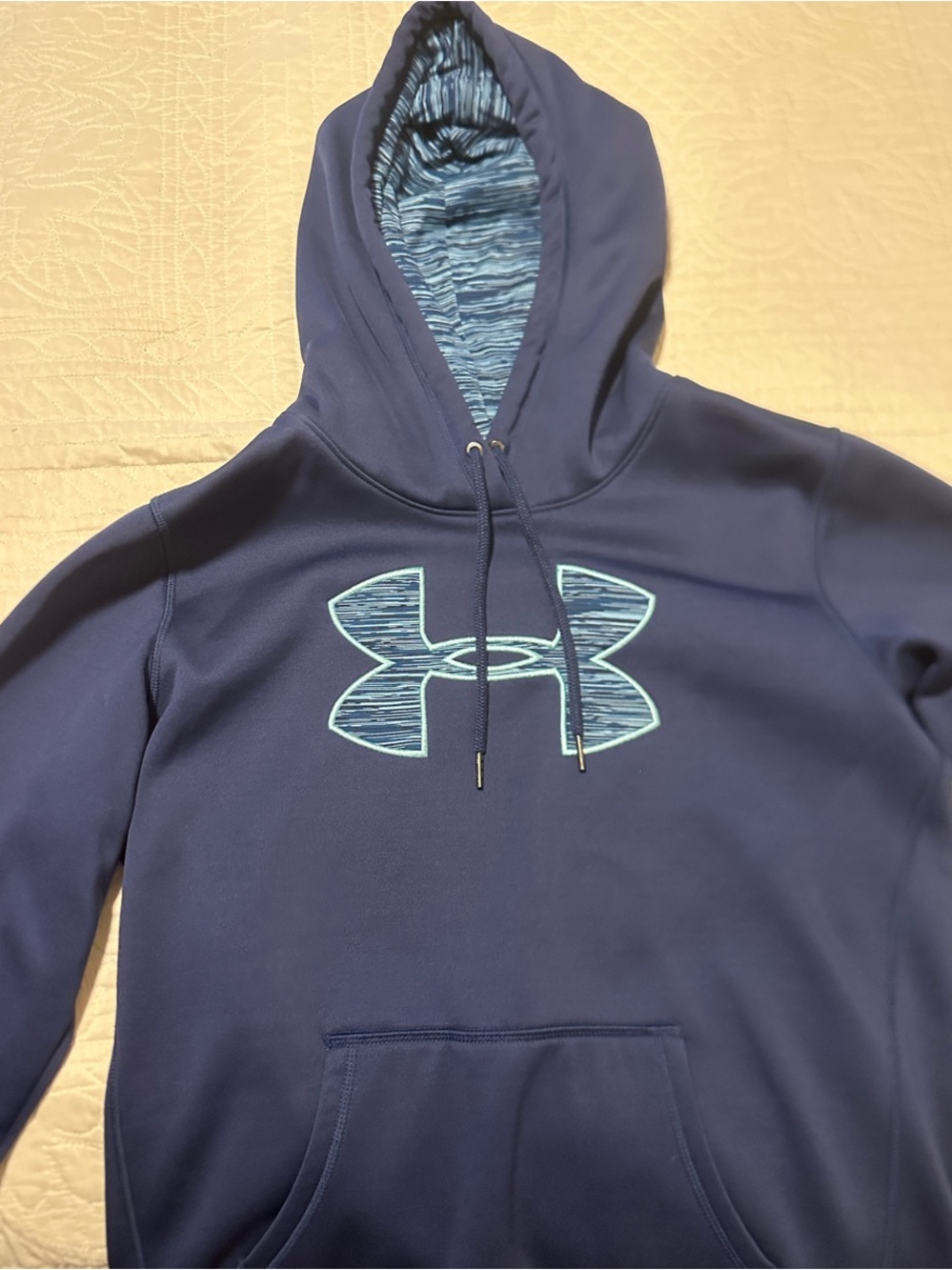 Women’s Under Armour Hoodie with Blue Heather Detail